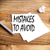 Mistakes To Avoid
